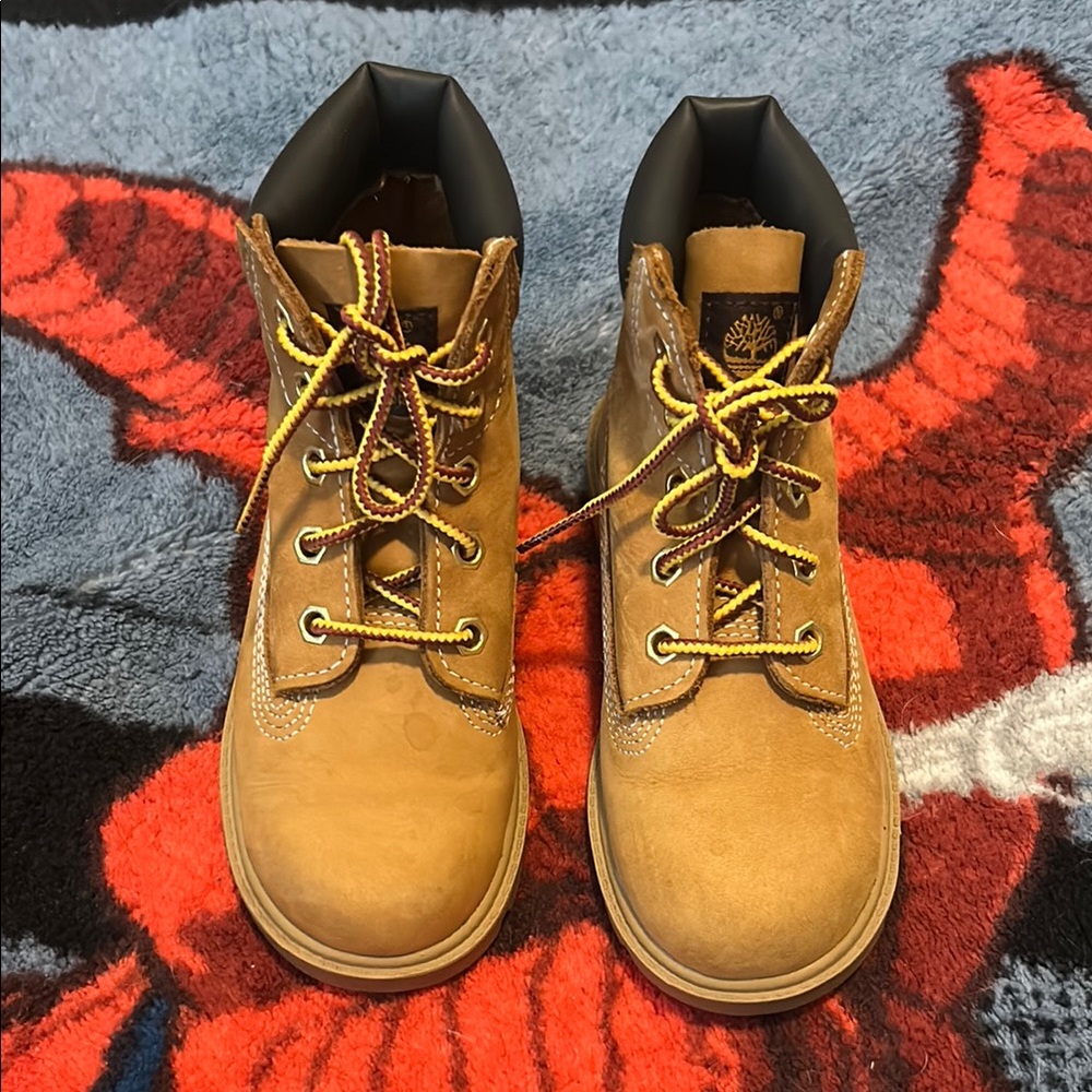 Timberland Kids Brown Lace-Up Boots
